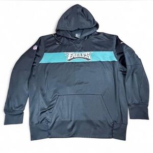 Nike Philadelphia Eagles hoodie in black and teal size XL